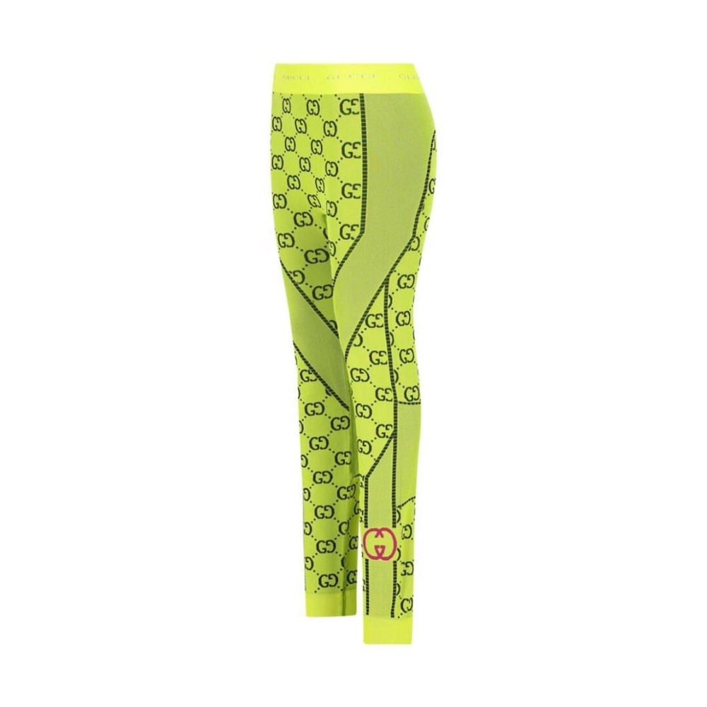 Gucci Neon Yellow Leggings - Picture 2 of 6